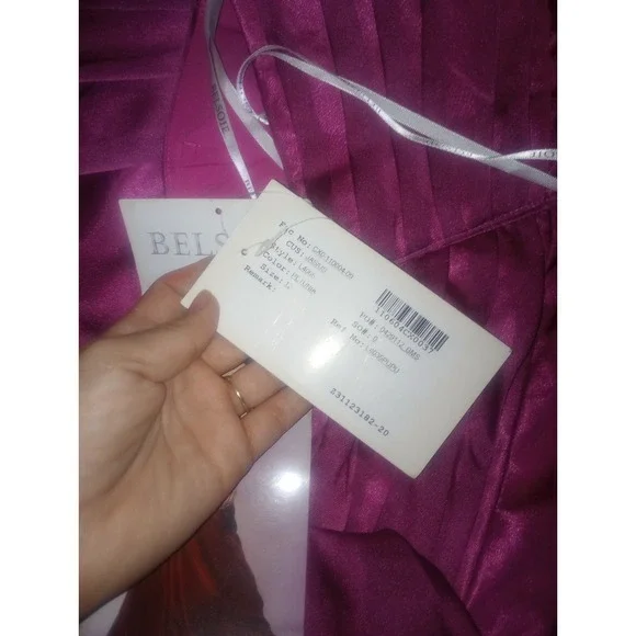 Belsoi Petunia Size 12 Maxi Off Shoulder Dress Style L4065 - Picture 6 of 6